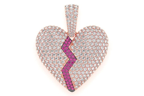 BROKEN HEART PENDANT 14K